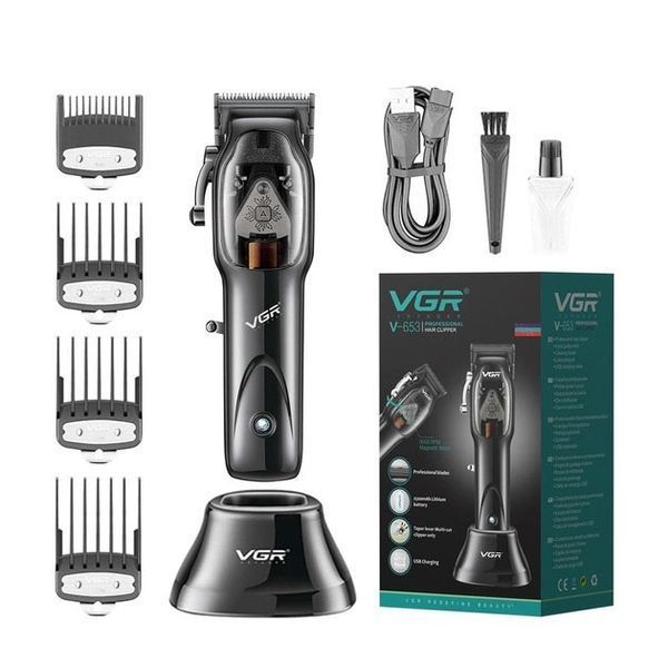 Машинка для стрижки волос VGR Hair Clipper V-653 Voyager, беспроводная электробритва, для дома 00014379 фото