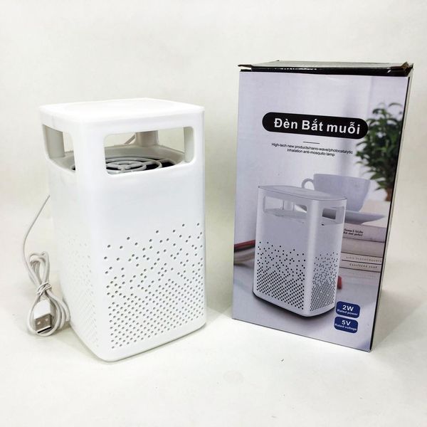Лампа от комаров USB Bug Zapper Fly White 00021946 фото
