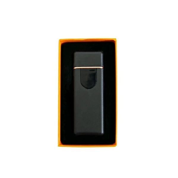 Электрозажигалка USB ZGP ABS, сенсорная зажигалка электрическая спиральная. Цвет: черный 00023021 фото