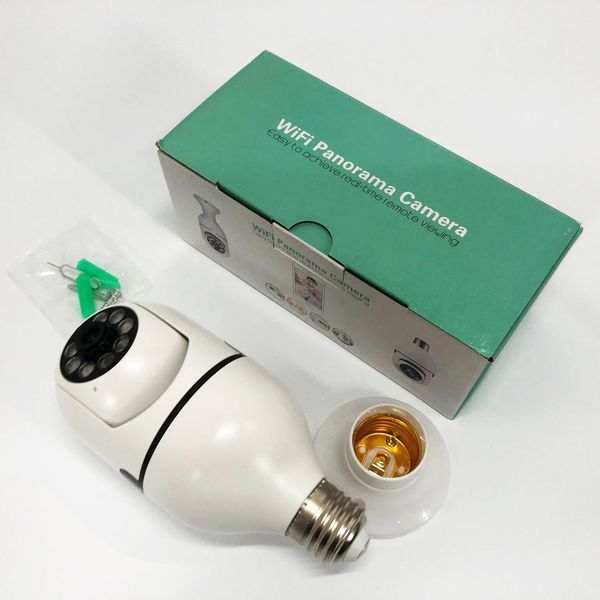 Камера видеонаблюдения лампочка CAM L1 E27 WIFI IP 360/90 поворотная 00017296 фото