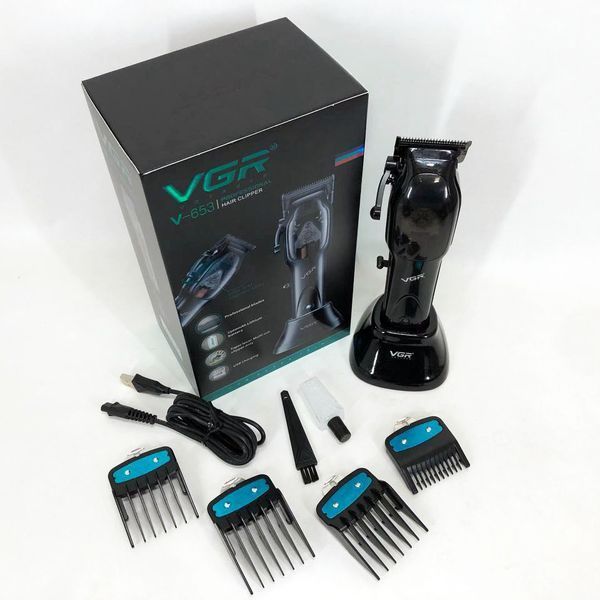 Машинка для стрижки волос VGR Hair Clipper V-653 Voyager, беспроводная электробритва, для дома 00014379 фото