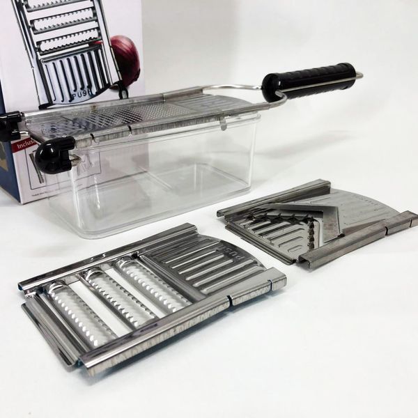 Універсальна овочерізка кухонний рубанок Овочерізка Nicer Dicer SPEED, ручна овочерізка мультислайсер 00019702 фото