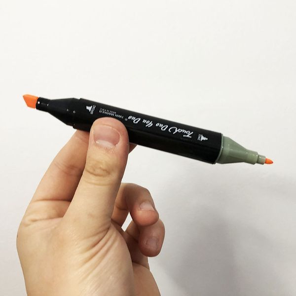 Набор скетч маркеров для рисования Touch 48 шт двусторонние профессиональные фломастеры для художников 00015793 фото