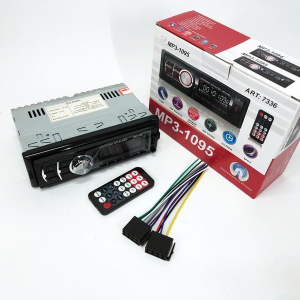 Автомагнітола MP3 1095/7336 BT ISO зі знімною панеллю 1DIN 4х50Вт, Автомагнітола стерео звук 00016810 фото