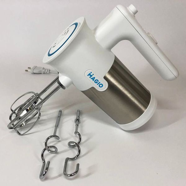 Миксер ручной Magio MG-230, мощный миксер, миксер блендер ручной, бытовые миксеры, кухонный миксер 00018884 фото