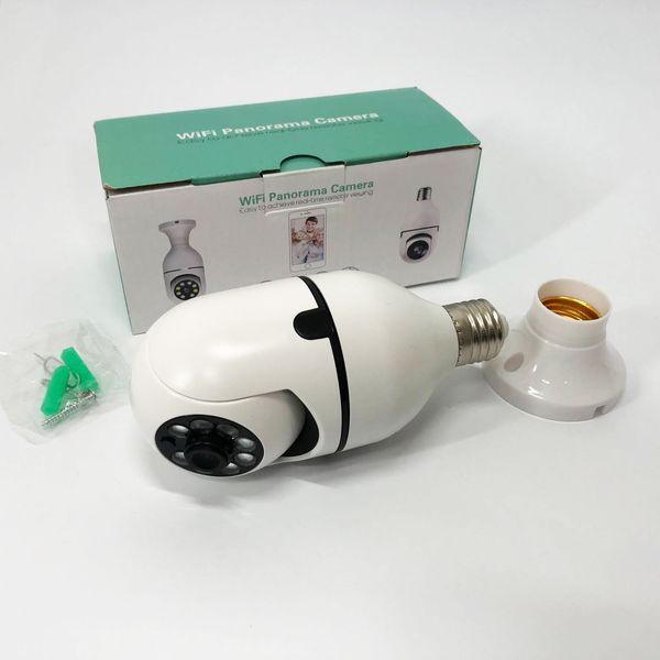 Камера видеонаблюдения лампочка CAM L1 E27 WIFI IP 360/90 поворотная 00017296 фото