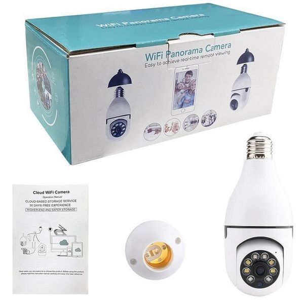 Камера видеонаблюдения лампочка CAM L1 E27 WIFI IP 360/90 поворотная 00017296 фото