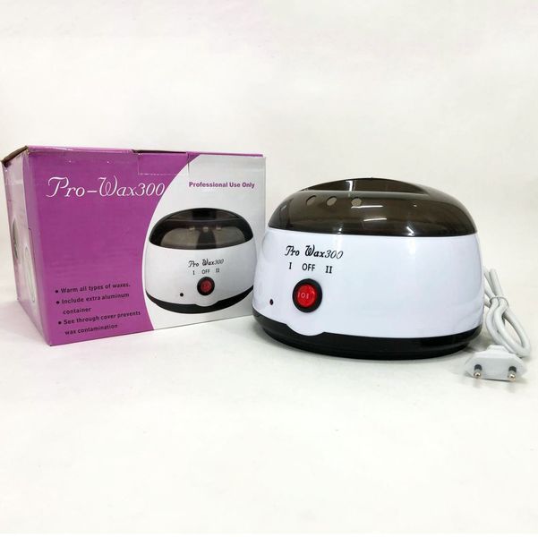 Воскоплав з терморегулятором PRO-WAX 100 для воску в банці, в гранулах, таблетках 400 мл 00014349 фото