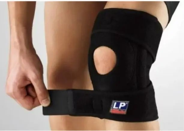 Защитный наколенник, фиксатор колена knee support with stays | стабилизатор коленной чашки &ndash; ven-86 00015609 фото
