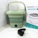 Складна пральна машина MAXTOP silicon washing machine, Портативна пралка відро. Колір: зелений 00012693 фото 6