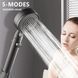 Насадка лейка для душа высокого давления 4 режима с кнопкой включения SHOWER AA1-4 00014195 фото 4