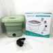 Складна пральна машина MAXTOP silicon washing machine, Портативна пралка відро. Колір: зелений 00012693 фото 8