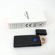 Электрозажигалка USB ZGP ABS, сенсорная зажигалка электрическая спиральная. Цвет: черный 00023021 фото 8