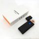 Электрозажигалка USB ZGP ABS, сенсорная зажигалка электрическая спиральная. Цвет: черный 00023021 фото 1