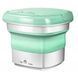 Складна пральна машина MAXTOP silicon washing machine, Портативна пралка відро. Колір: зелений 00012693 фото 1