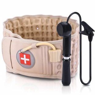Пневматический пояс-корсет для спины spinal air traction waist belt brace, поясничный 00015673 фото