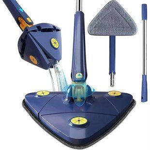 Трикутна швабра з функцією повороту на 360 Multi function Mop MA-89, Швабра з віджимом ледар 00013668 фото