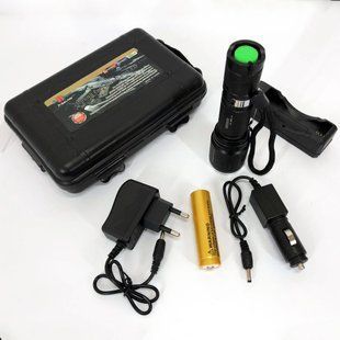 Тактичний ліхтар Bailong BL-1860-T6, ліхтарик police оригінал, потужний кишеньковий ліхтарик 00022844 фото