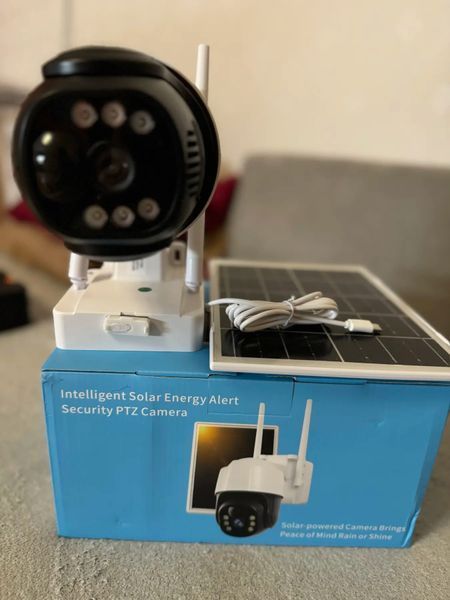 Поворотна погодозахисна сонячна камера безпеки 4G solar cam 1080P 00017367 фото
