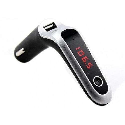 FM модулятор CAR G6 Bluetooth USB AUX MicroSD трансмиттер, блютуз модулятор в машину. Цвет: черный 00017008 фото