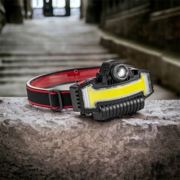 Налобний ліхтарик Bailong BL-W685-LTS+COB+RGB, 5 режимів, водостійкий, ударостійкий, USB кабель Type-c 00022984 фото