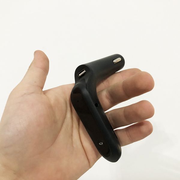 FM модулятор CAR G6 Bluetooth USB AUX MicroSD трансмиттер, блютуз модулятор в машину. Цвет: черный 00017008 фото