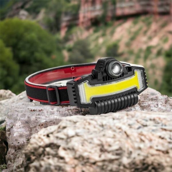 Налобний ліхтарик Bailong BL-W685-LTS+COB+RGB, 5 режимів, водостійкий, ударостійкий, USB кабель Type-c 00022984 фото