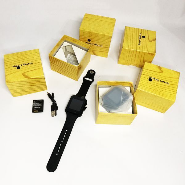 Смарт-часы Smart Watch A1 умные электронные со слотом под sim-карту + карту памяти micro-sd. Цвет: черный 00022423 фото