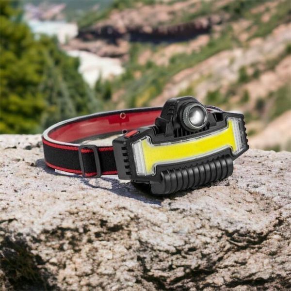 Налобний ліхтарик Bailong BL-W685-LTS+COB+RGB, 5 режимів, водостійкий, ударостійкий, USB кабель Type-c 00022984 фото