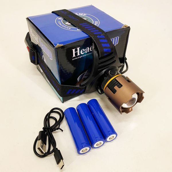 Ліхтар налобний A50-TG, Power Bank 3x18650 00023527 фото