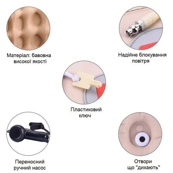 Пневматический пояс-корсет для спины spinal air traction waist belt brace, поясничный 00015673 фото