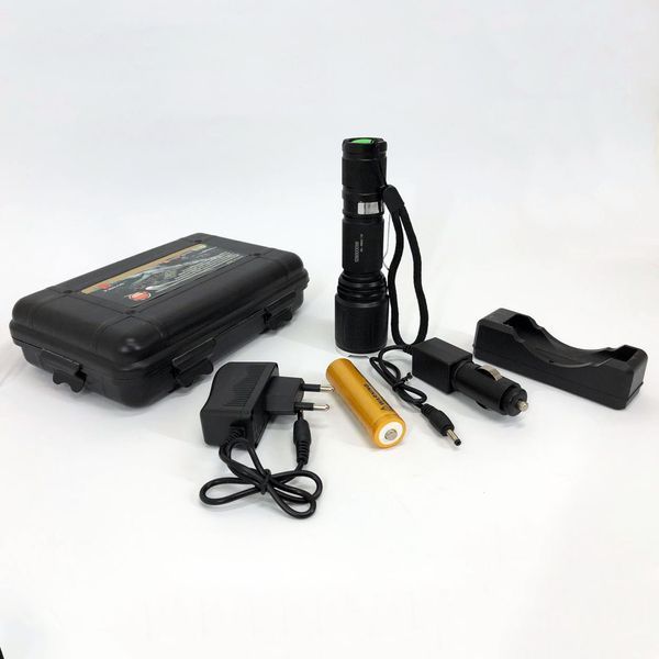 Тактический фонарь Bailong BL-1860-T6, фонарик police оригинал, мощный карманный фонарик 00022844 фото
