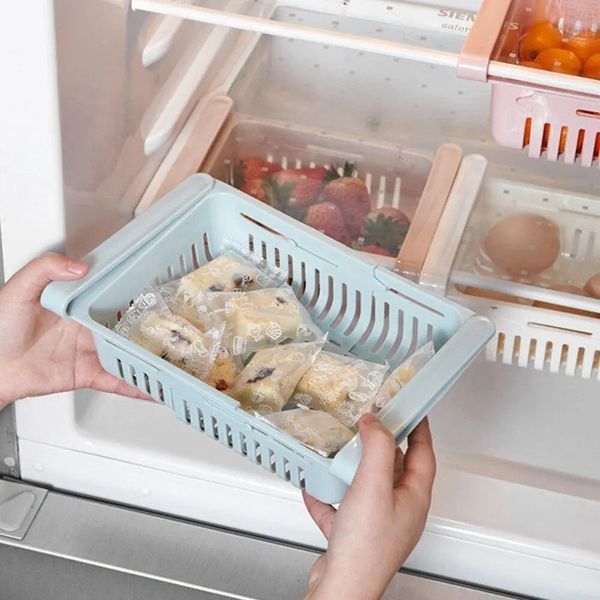 Органайзер в холодильник Strechable Hanging Storage Rack розтягується 00019326 фото