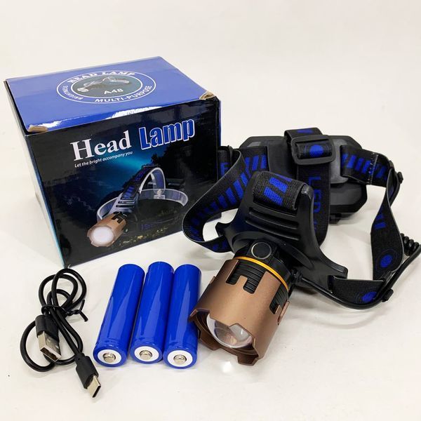 Ліхтар налобний A50-TG, Power Bank 3x18650 00023527 фото