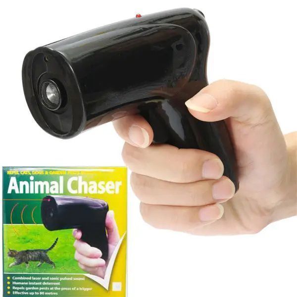 Отпугиватель собак ультразвуковой Scram Animal Chaser расстояние до 10 метров, Пугач для собак 00021968 фото