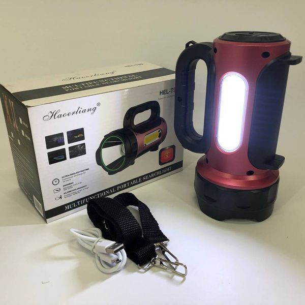 Ліхтар переносний кемпінг T93-LED+COB з функцією PowerBank, повербанк, сонячна батарея 00023553 фото