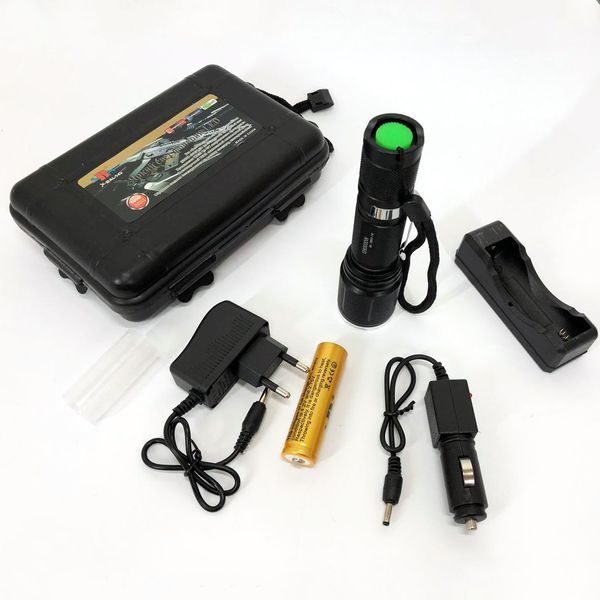 Тактический фонарь Bailong BL-1860-T6, фонарик police оригинал, мощный карманный фонарик 00022844 фото
