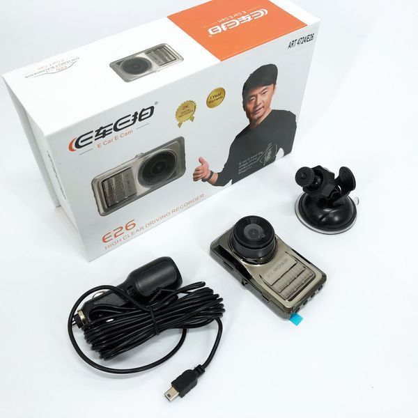Автомобільний відеореєстратор DVR E26 1080p, Пристрій для автомобіля з відеореєстратором 00016830 фото