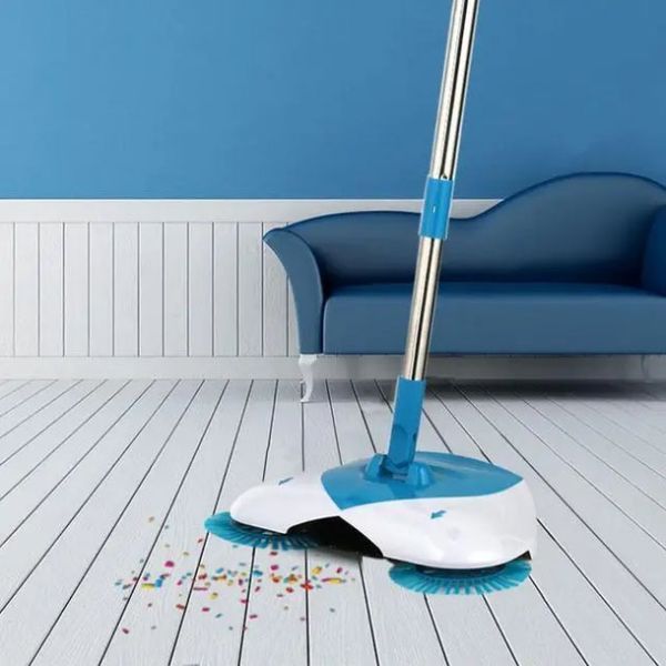 Механічна швабра-віник Hurricane Spin Broom щітка віник ефект пилососа, Швабра для підлоги моп 00013490 фото