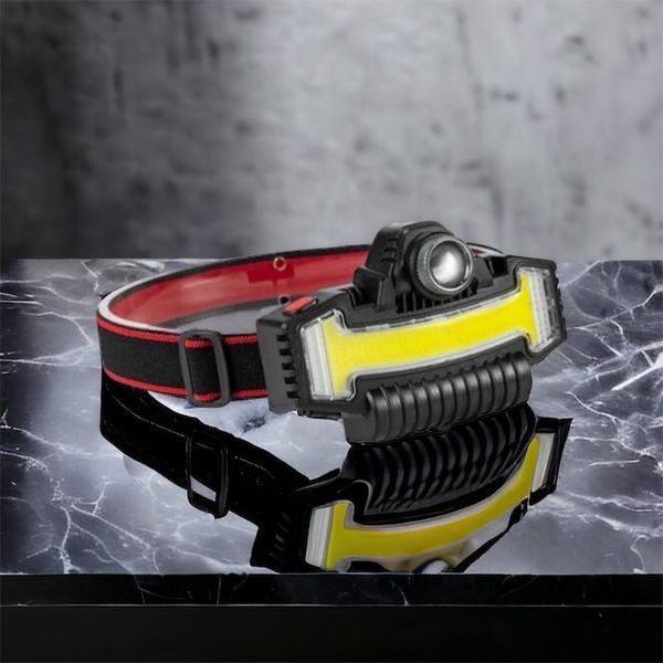 Налобний ліхтарик Bailong BL-W685-LTS+COB+RGB, 5 режимів, водостійкий, ударостійкий, USB кабель Type-c 00022984 фото