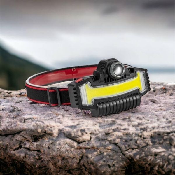 Налобний ліхтарик Bailong BL-W685-LTS+COB+RGB, 5 режимів, водостійкий, ударостійкий, USB кабель Type-c 00022984 фото