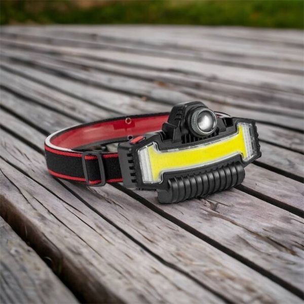 Налобний ліхтарик Bailong BL-W685-LTS+COB+RGB, 5 режимів, водостійкий, ударостійкий, USB кабель Type-c 00022984 фото
