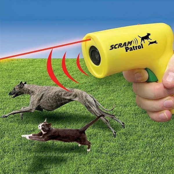 Отпугиватель собак ультразвуковой Scram Animal Chaser расстояние до 10 метров, Пугач для собак 00021968 фото