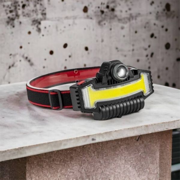 Налобний ліхтарик Bailong BL-W685-LTS+COB+RGB, 5 режимів, водостійкий, ударостійкий, USB кабель Type-c 00022984 фото