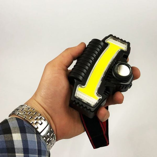 Налобний ліхтарик Bailong BL-W685-LTS+COB+RGB, 5 режимів, водостійкий, ударостійкий, USB кабель Type-c 00022984 фото