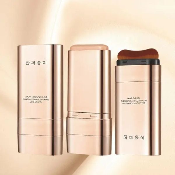 Тональный крем-стик 2в1 со щеточкой, основа для макияжа лица Foundation Stick натуральный тон 00012509 фото