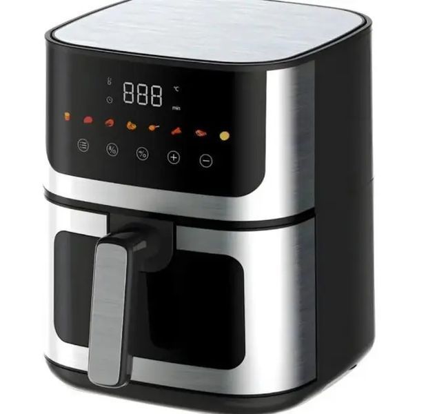 Аерогриль Rainberg RB 2268 4200W аерофрітюрниця безмасляна для приготування без олії з регулюванням температури 8 л 00021138 фото