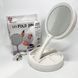 Складное зеркало для макияжа с Led подсветкой круглое увеличительное 10x My Fold Away Mirror. Цвет: белый 00015486 фото 10