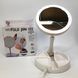 Складное зеркало для макияжа с Led подсветкой круглое увеличительное 10x My Fold Away Mirror. Цвет: белый 00015486 фото 5