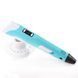 3D ручка Smart 3D Pen 2 c LCD дисплеем, Интересная ручка 3д для детей, Оригинальная. Цвет: голубой 00015790 фото 10